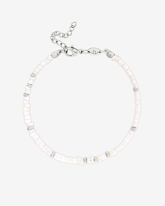 Puka Shell Bracelet Silber