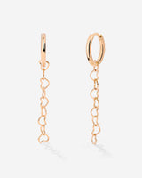 Heart after Heart Hoop Set Small Roségold