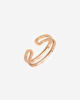 Double Toe Ring Rose Gold