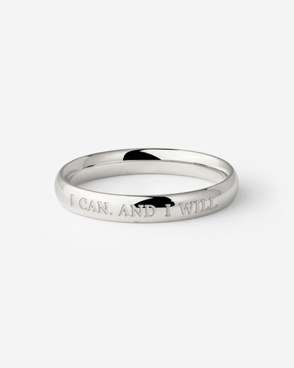 I can. And I will Ring Silber