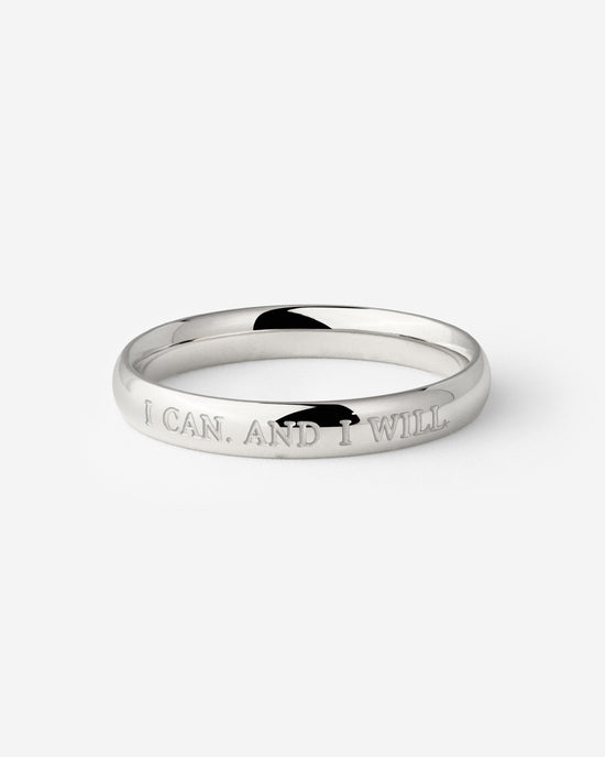I can. And I will Ring Silber