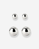Bubbly Stud Bundle Silber