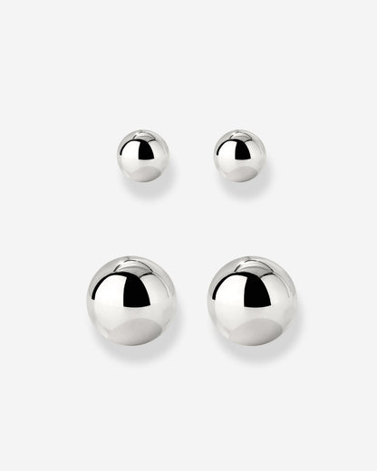 Bubbly Stud Bundle Silber