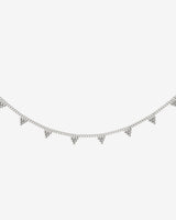 Tiny Beads Necklace Silber