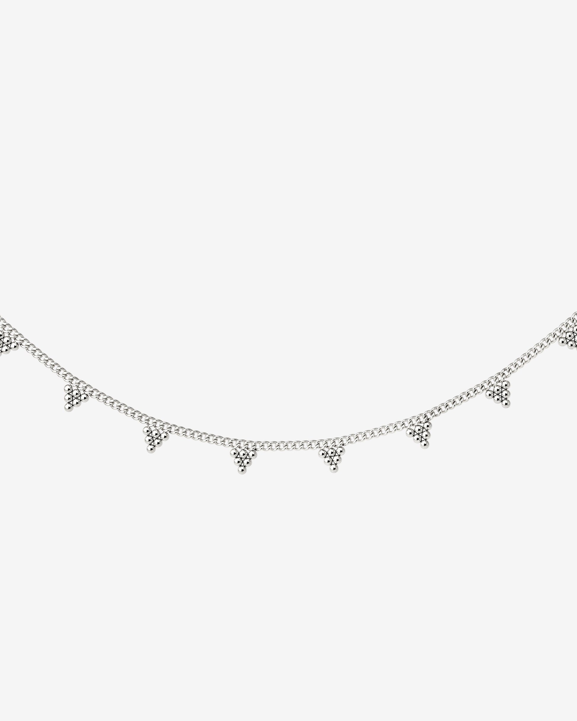 Tiny Beads Necklace Silber
