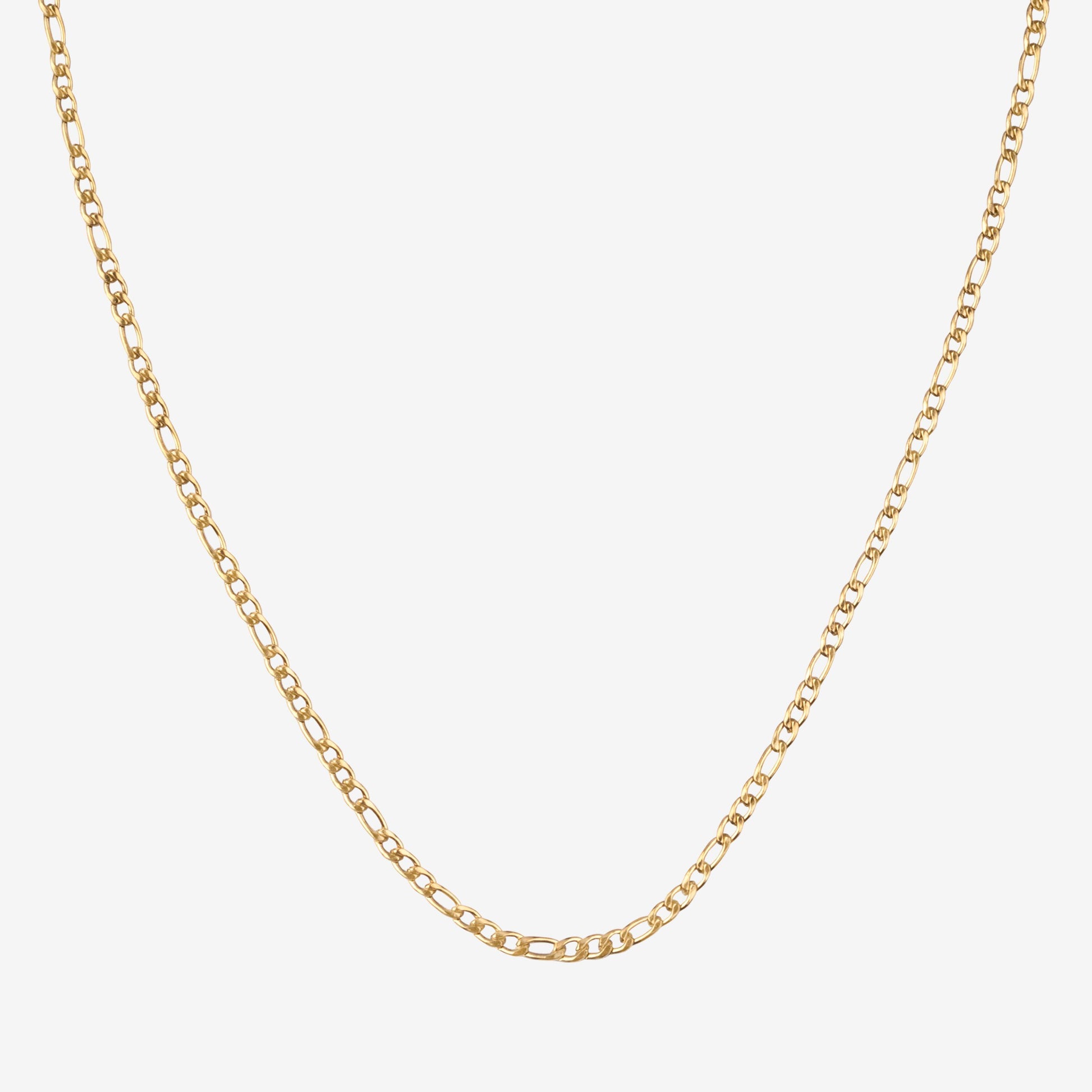 Figaro Necklace 40cm Gold