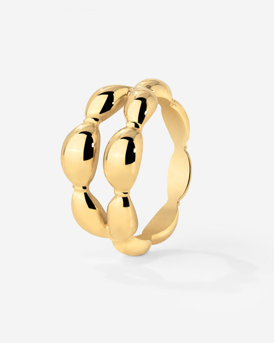 Graceful Curves Ring Gold