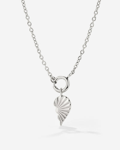 Twin Flame Right Classic Chain Necklace Set Silber