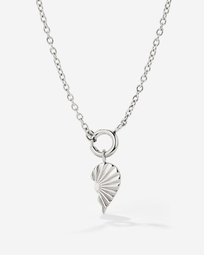 Twin Flame Right Classic Chain Necklace Set Silber