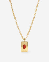 Love Letter Necklace Gold