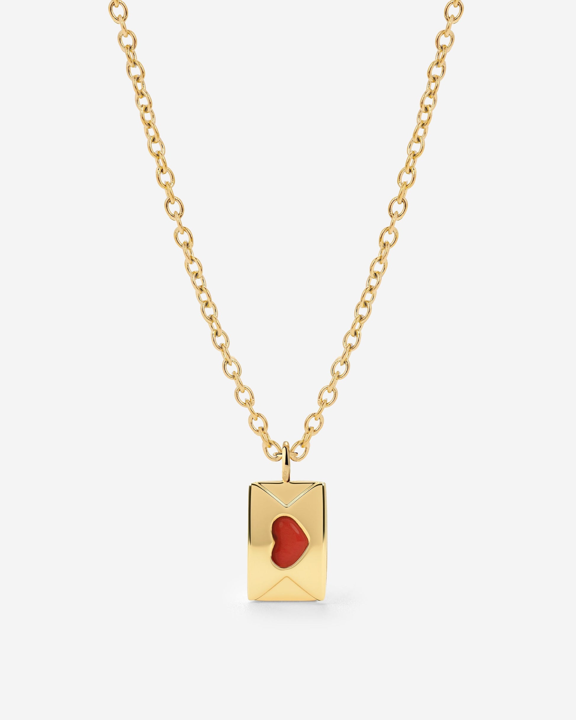 Love Letter Necklace Gold