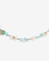 Maritime Gem Necklace Silber
