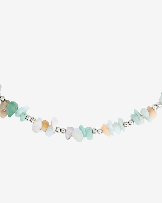 Maritime Gem Necklace Silber