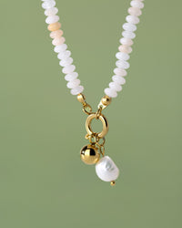 Blushstone Charm Necklace Set