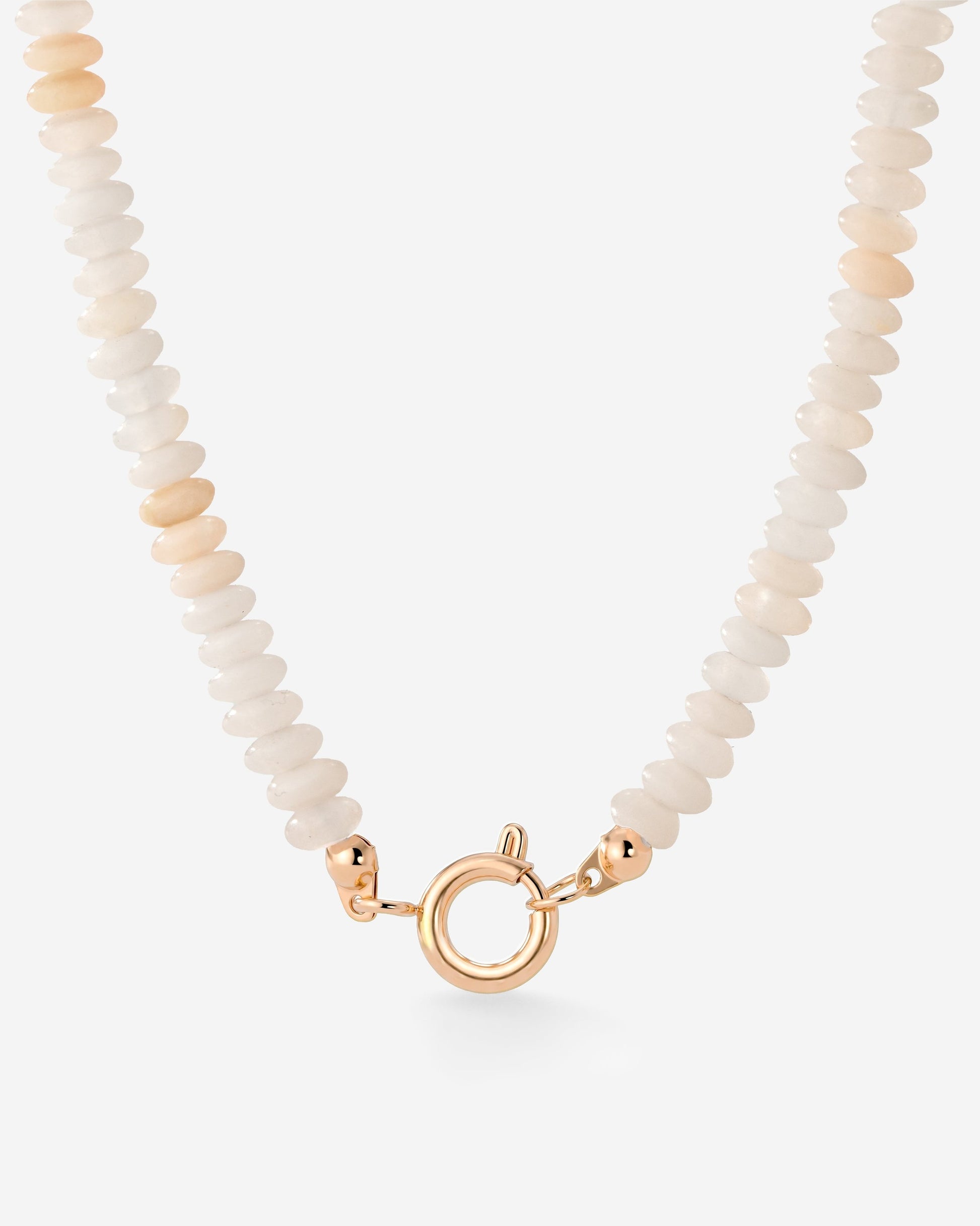 Blushstone Charm Necklace Roségold
