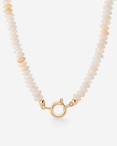 Blushstone Charm Necklace Roségold
