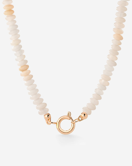 Blushstone Charm Necklace Roségold