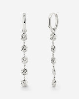 Tides of Time Hoop Set Small Silber