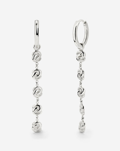 Tides of Time Hoop Set Small Silber