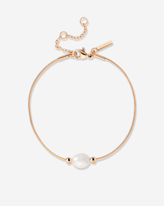 Minimalist Pearl Bracelet Roségold
