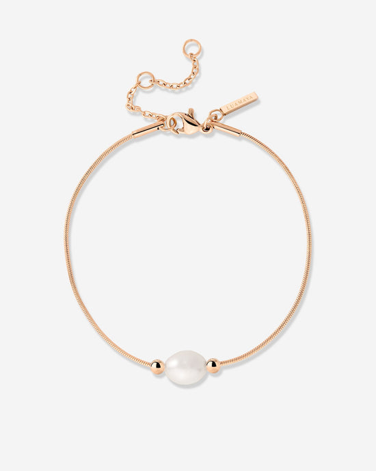 Minimalist Pearl Bracelet Roségold