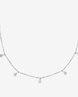 Tiny Coin Necklace Silber