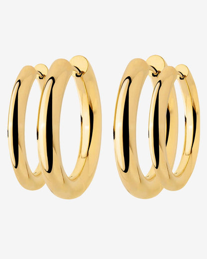 Chunky Lover Hoop Bundle Maxi Gold