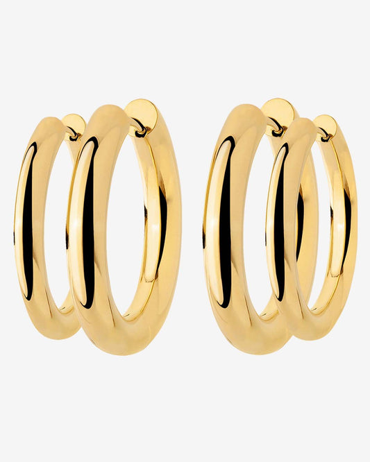 Chunky Lover Hoop Bundle Maxi Gold