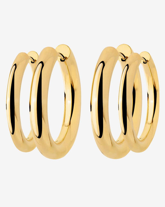 Chunky Lover Hoop Bundle Maxi Gold