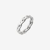 Braided Divine Ring Silber