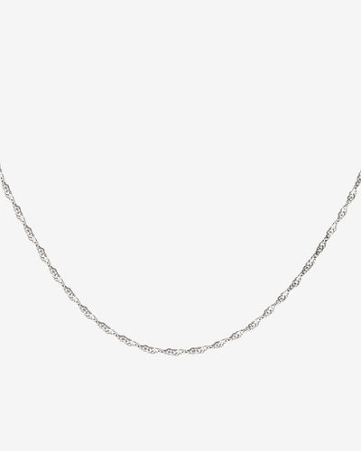 Slim Singapore Necklace Silber