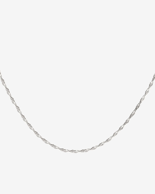 Slim Singapore Necklace Silber