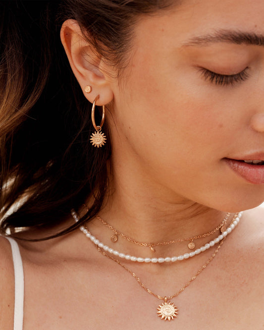 Sweet Swirl Studs Roségold