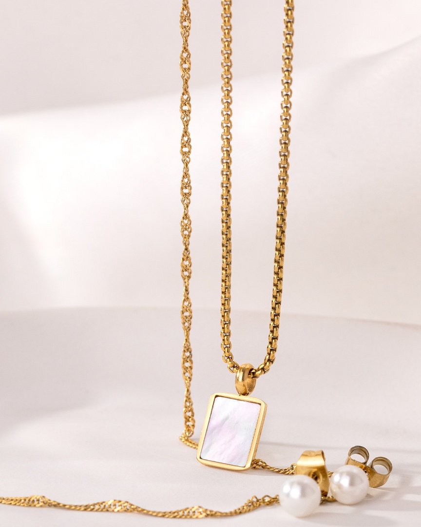 Slim Singapore Necklace Silber