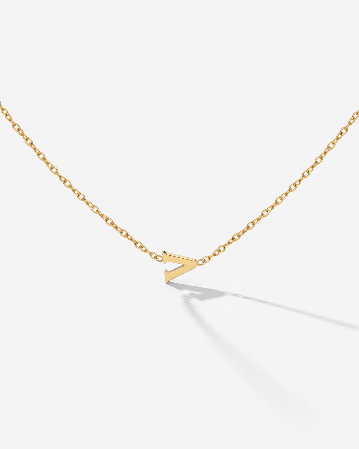 Tiny Letter Necklace