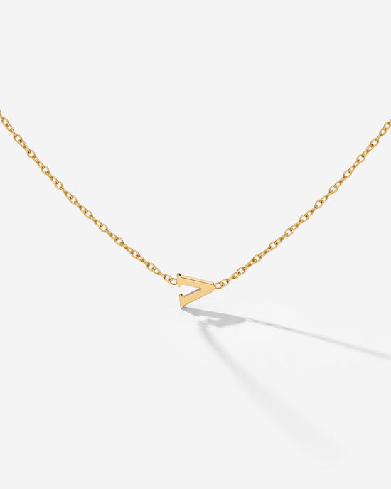 Tiny Letter Necklace