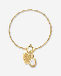 Singapore Chain Charm Bracelet Set