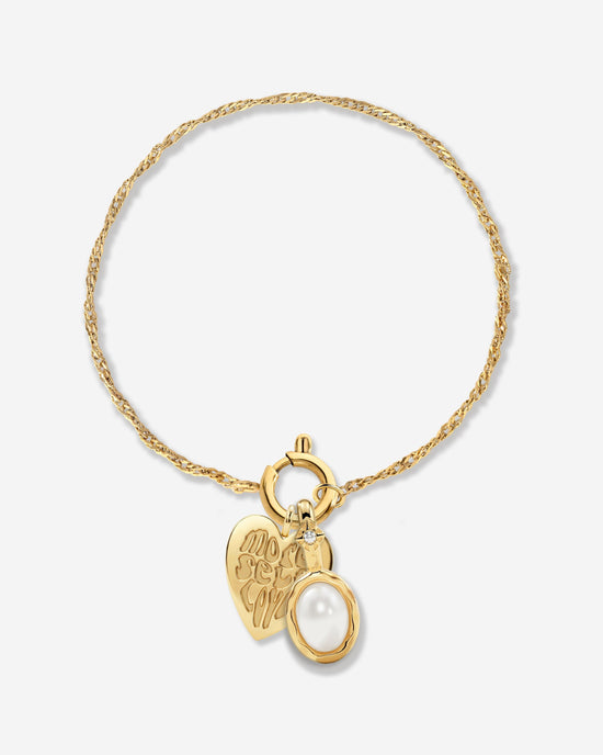 Singapore Chain Charm Bracelet Set