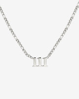 Angel Number Necklace Silber 111