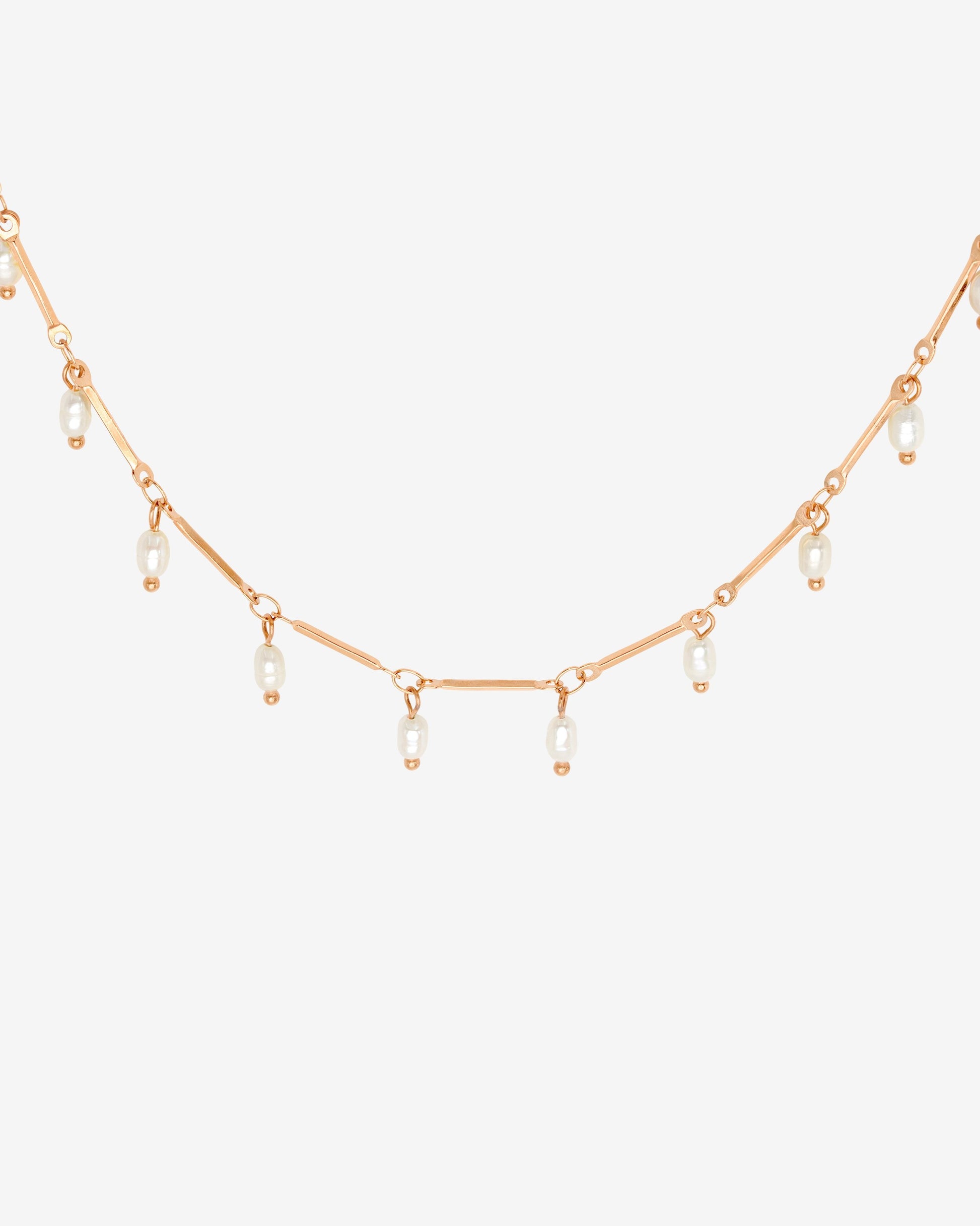 Annes Authentic Pearl Choker Roségold