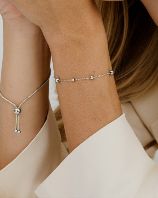 Simple Elegance Bracelet Silber