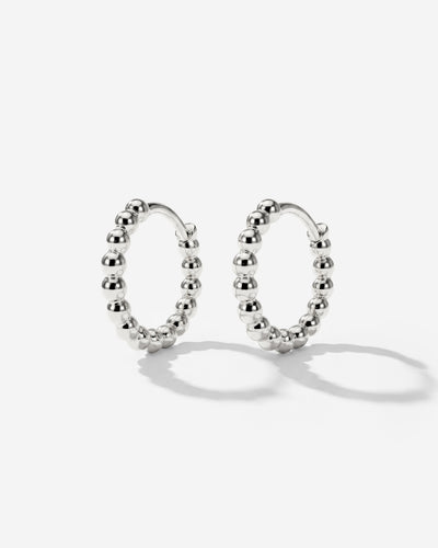 Pellet Hoops Silber