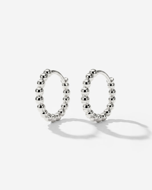Pellet Hoops Silber