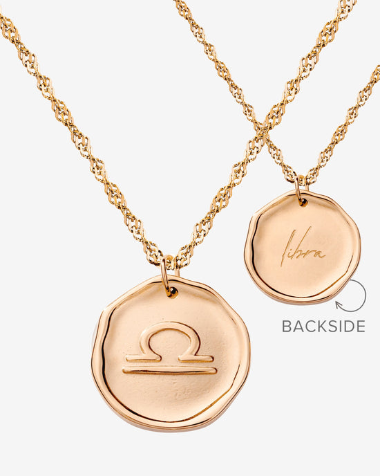 Zodiac Necklace – Libra / Waage Roségold