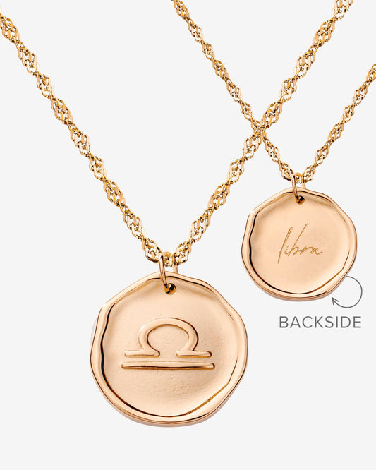 Zodiac Necklace – Libra / Waage Roségold