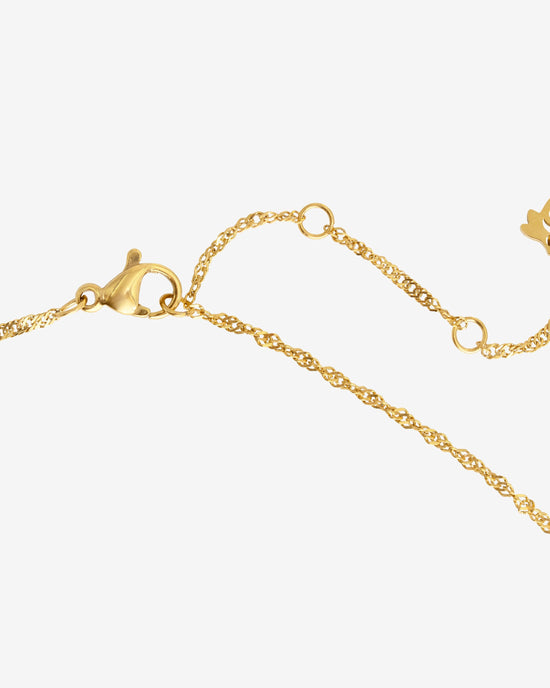 Flutterby Necklace Gold