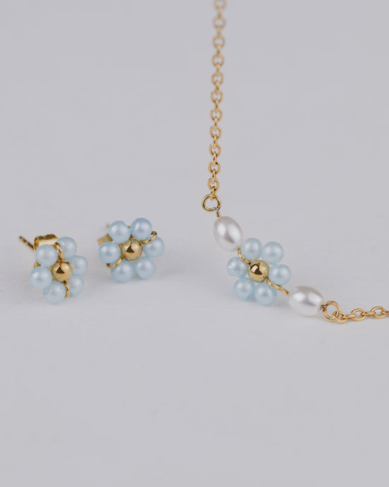 Forever Blue Daisy Bundle Silber