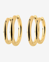 Chunky Lover Hoop Bundle Large Gold