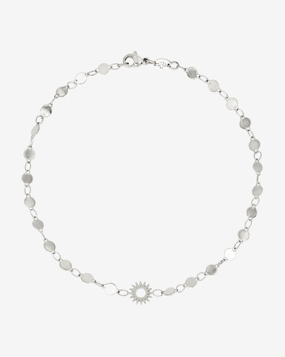 Sunny Side Up Anklet Silber