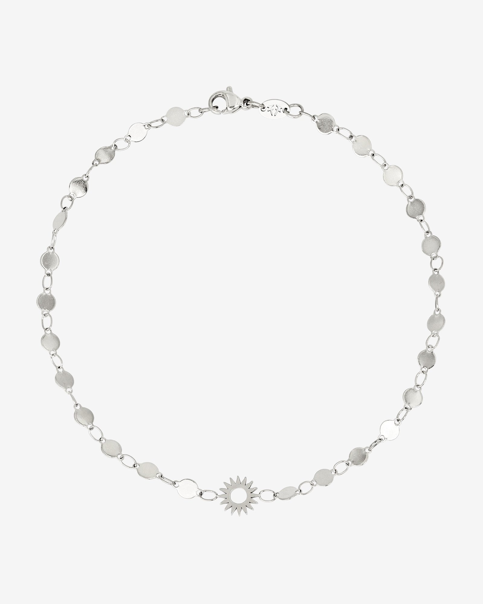 Sunny Side Up Anklet Silber